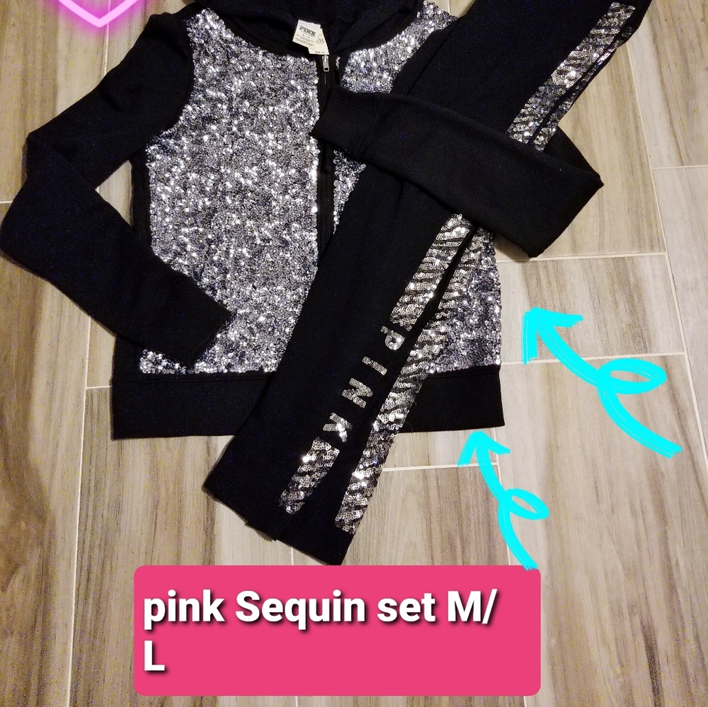 VS PINK SEQUIN SET ♡♡